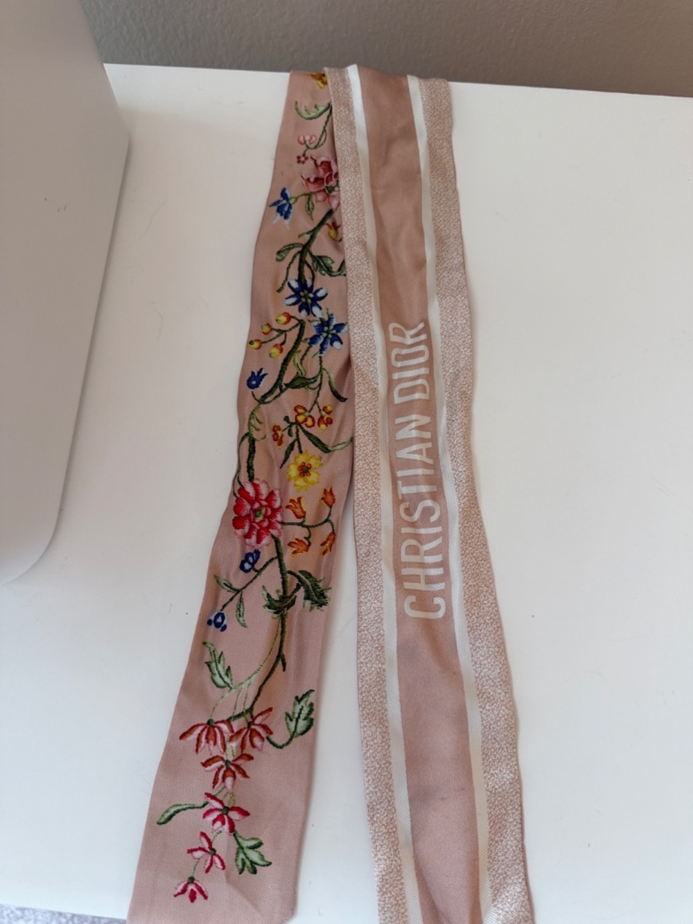 Christian Dior 3 zipper saddle bag with scarf - Picture 10 of 10